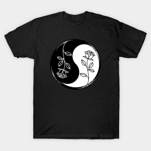 Yin Yang Rose T-Shirt